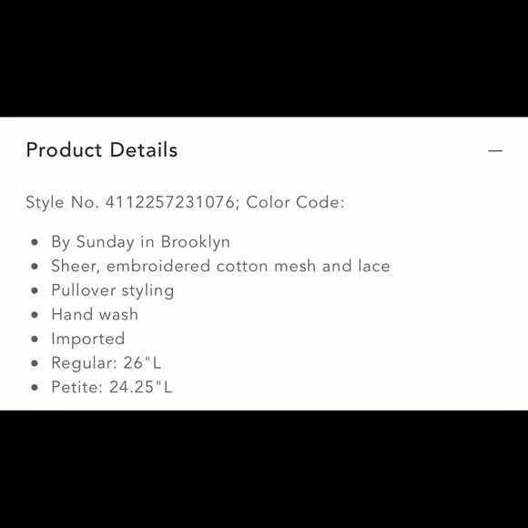 Sunday in Brooklyn Anthro Laced Interlude Top Size Small - Picture 4 of 10